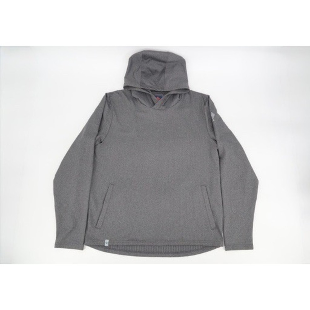 Donald Ross Sport Alasdair Hoodie Mens Large Gray Knit Performance Pullover Golf